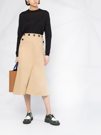 Marni drop-shoulder contrast-trim sweater outlook