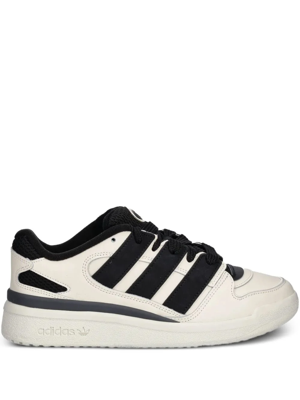 three-stripes leather trainers - 1