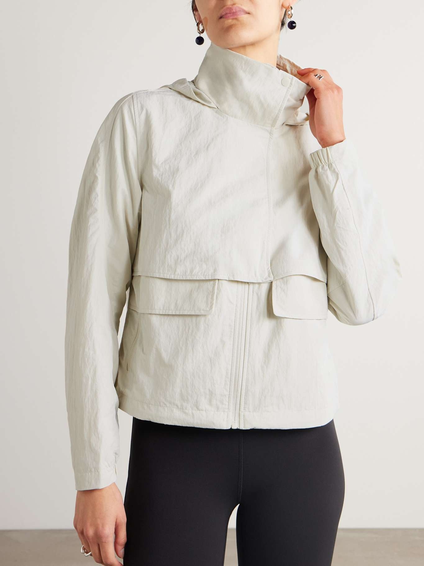 Always Effortless cropped hooded shell jacket - 3