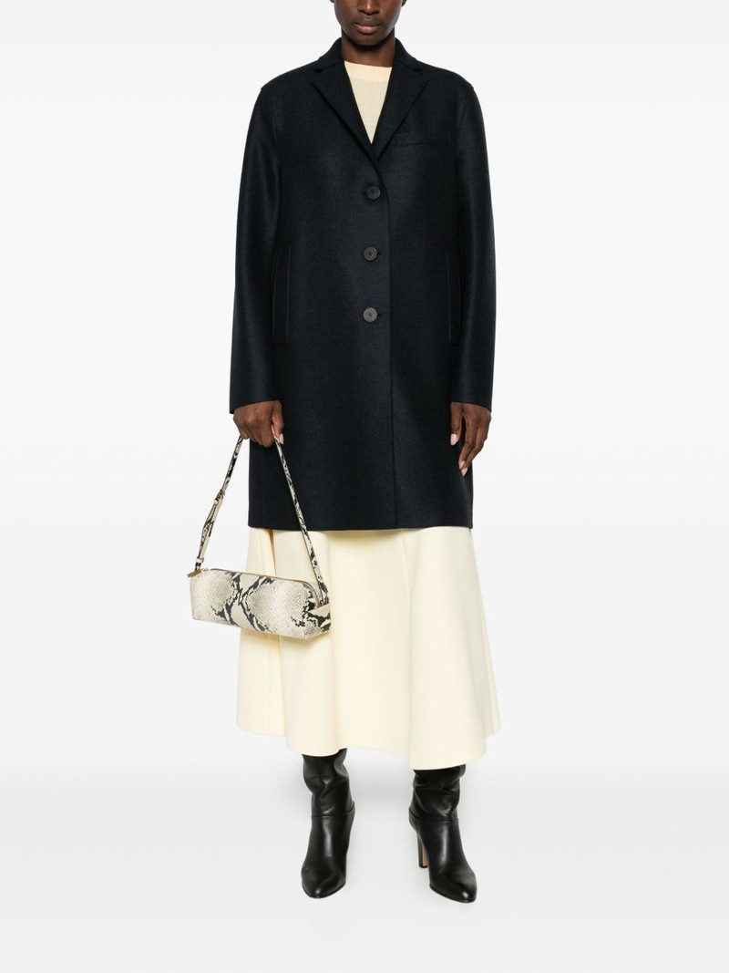Harris Wharf London virgin-wool coat outlook
