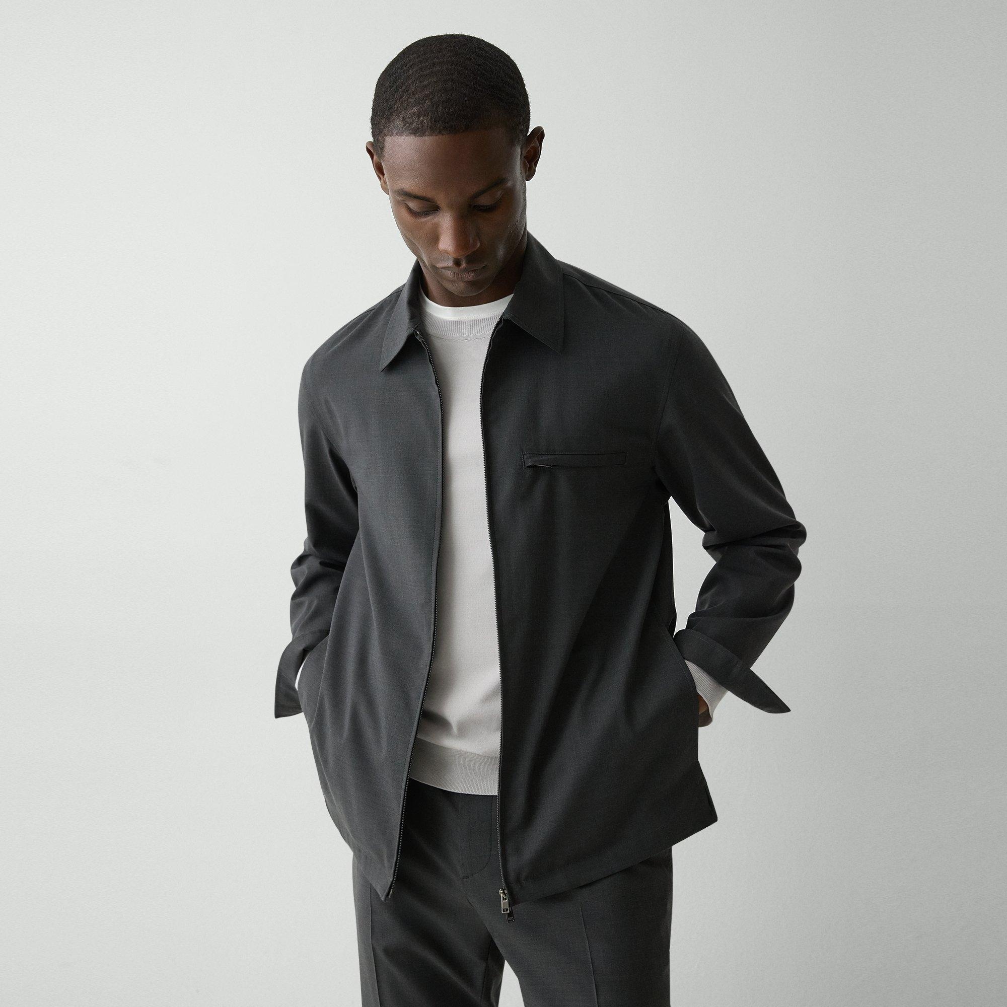 Shirt Jacket in Motion Wool - 3