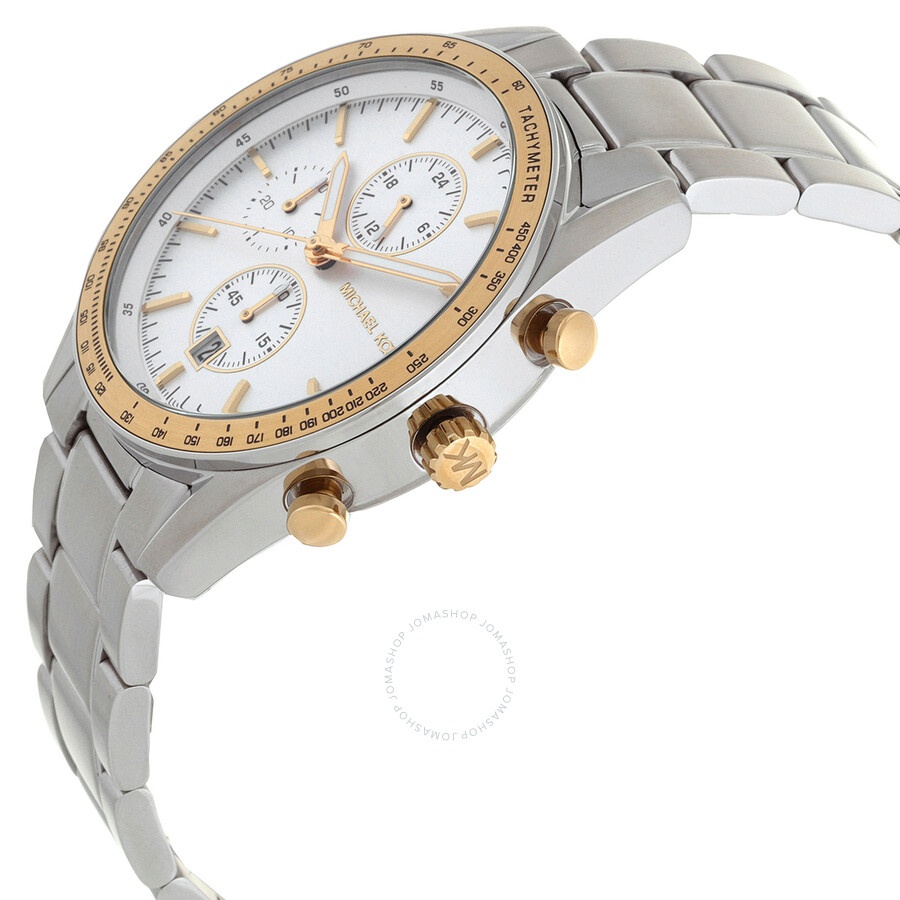 Michael Kors - Michael Kors Warren Chronograph Quartz White Dial Men's Watch MK9112 - 2