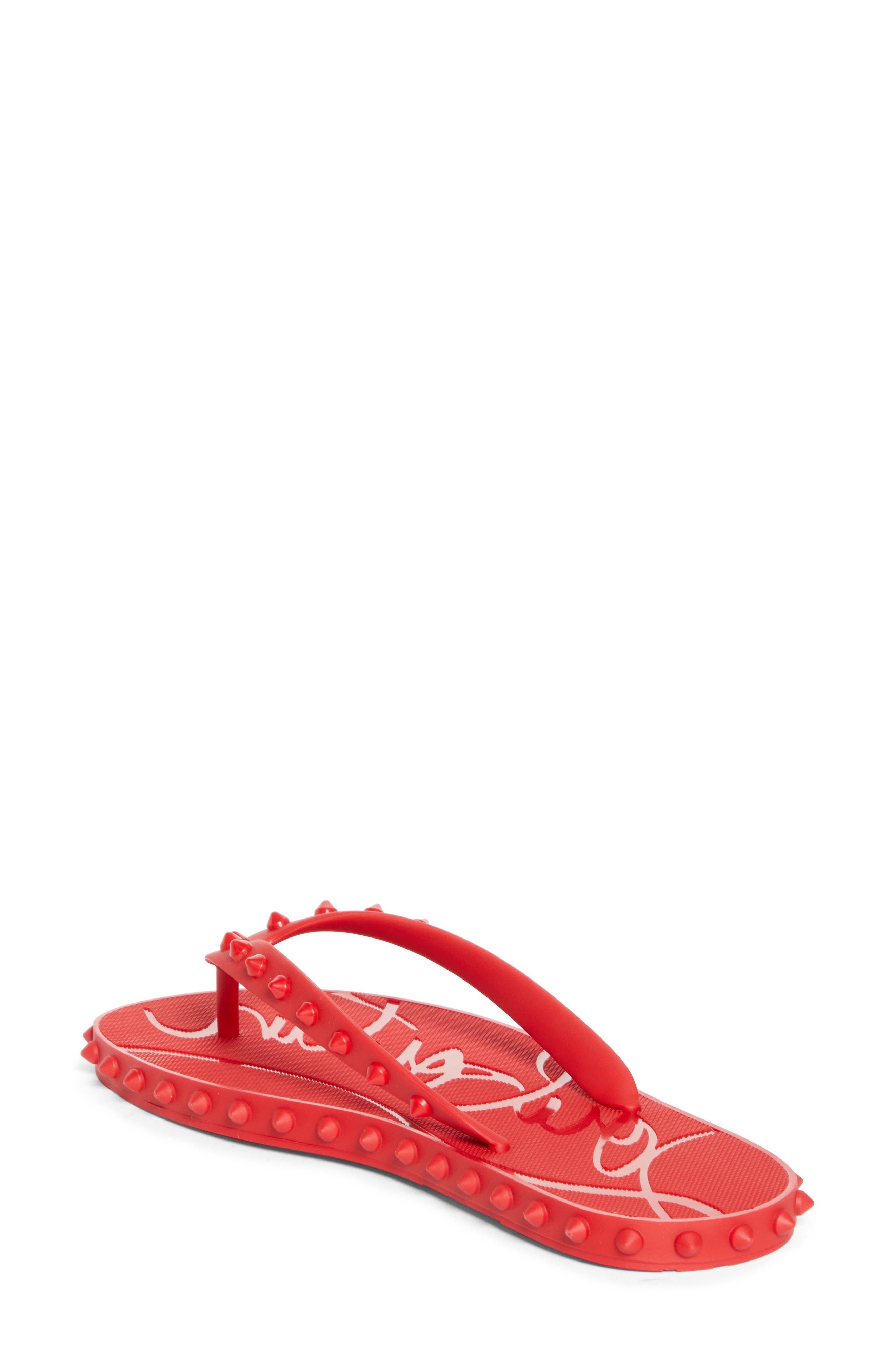 Christian Louboutin Super Loubi Flip Flop in Red at Nordstrom - 2