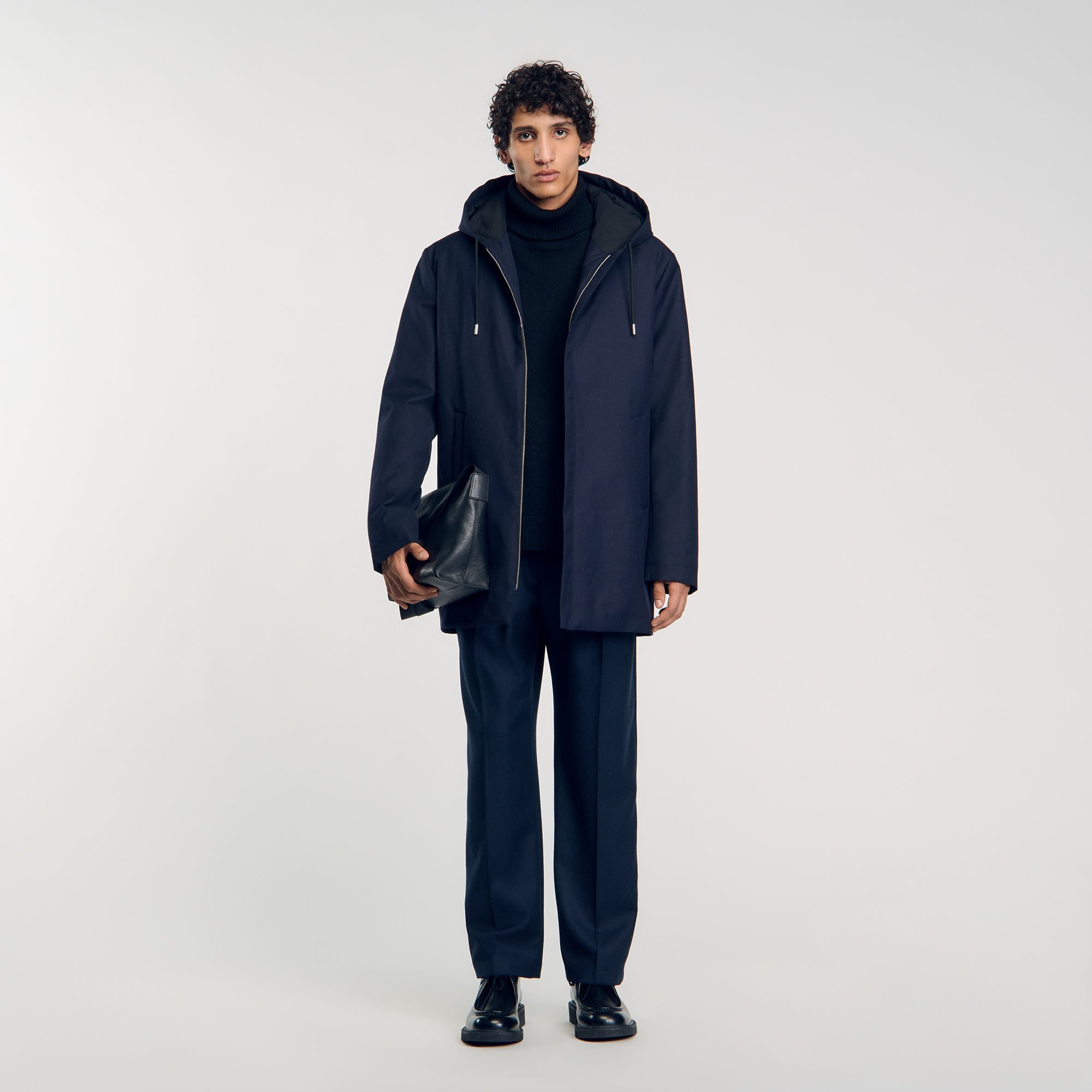 HOODED PARKA WITH ZIP - 1