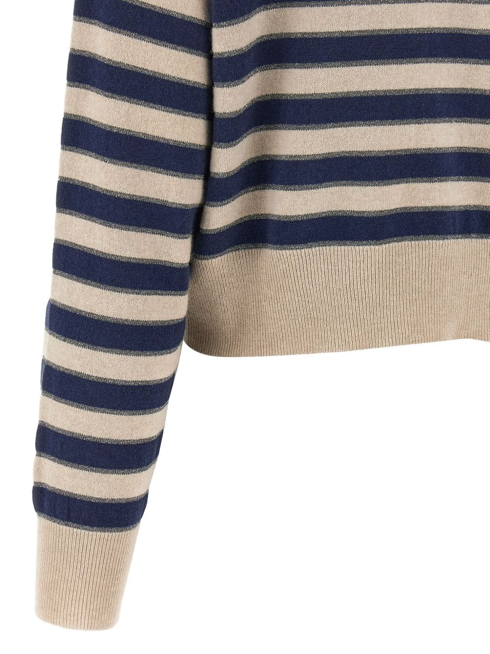 striped long-sleeves cardigan - 3