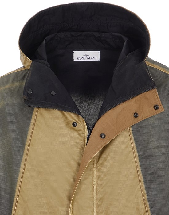708T1 HAND SPRAYED MUSSOLA GOMMATA-TC DARK BEIGE - 4