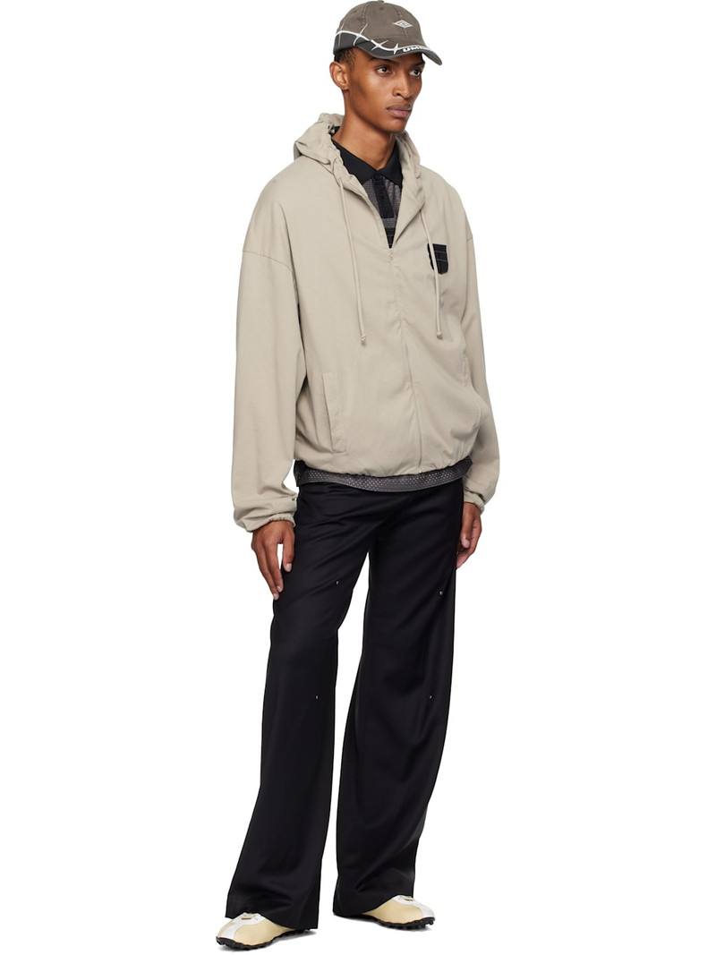 umbro Taupe Crest Jersey Hoodie outlook