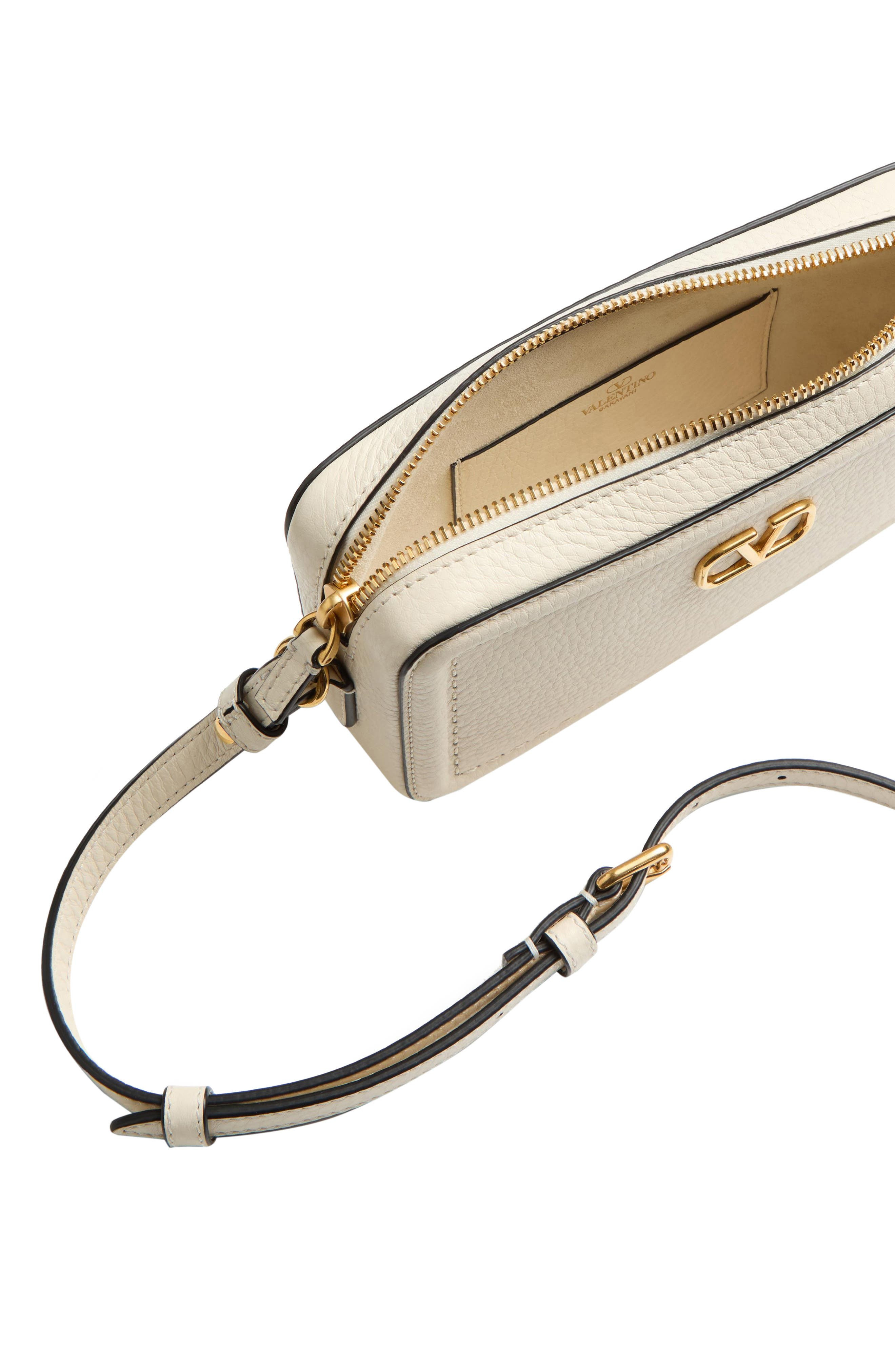 Valentino Garavani Mini Alltime Camera Crossbody Bag in Ivory at Nordstrom - 3