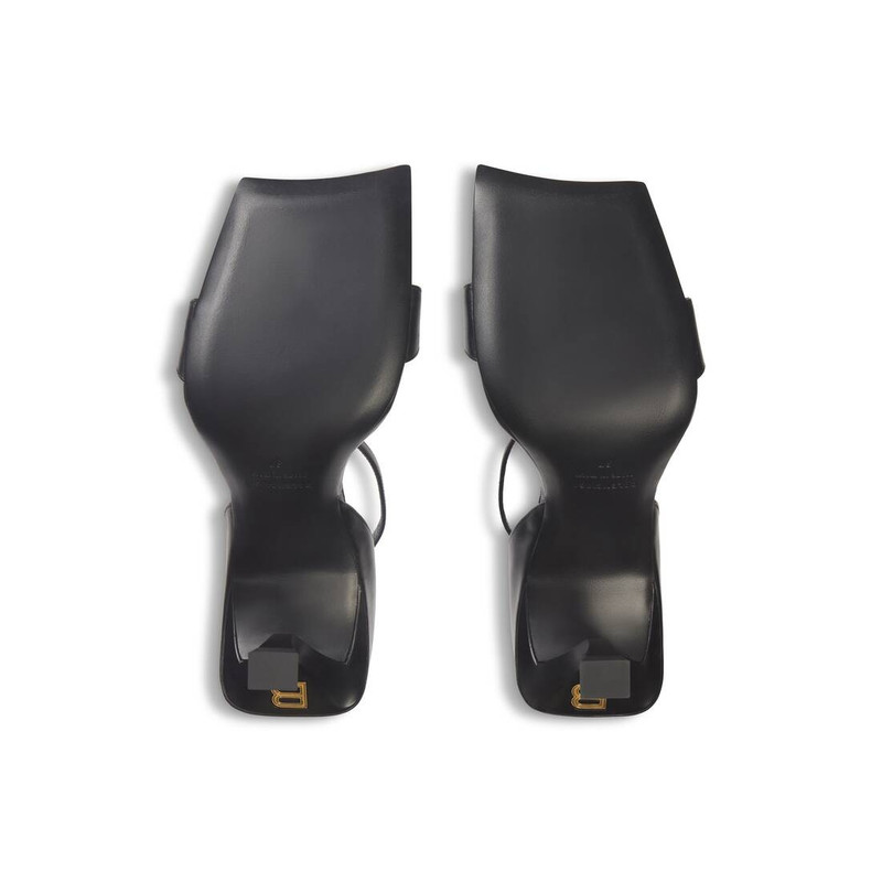 Women's Hourglass 100mm Sandal in Black 7