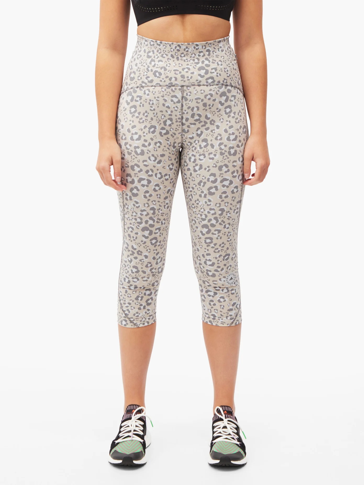 TruePurpose leopard-print jersey cropped leggings - 6