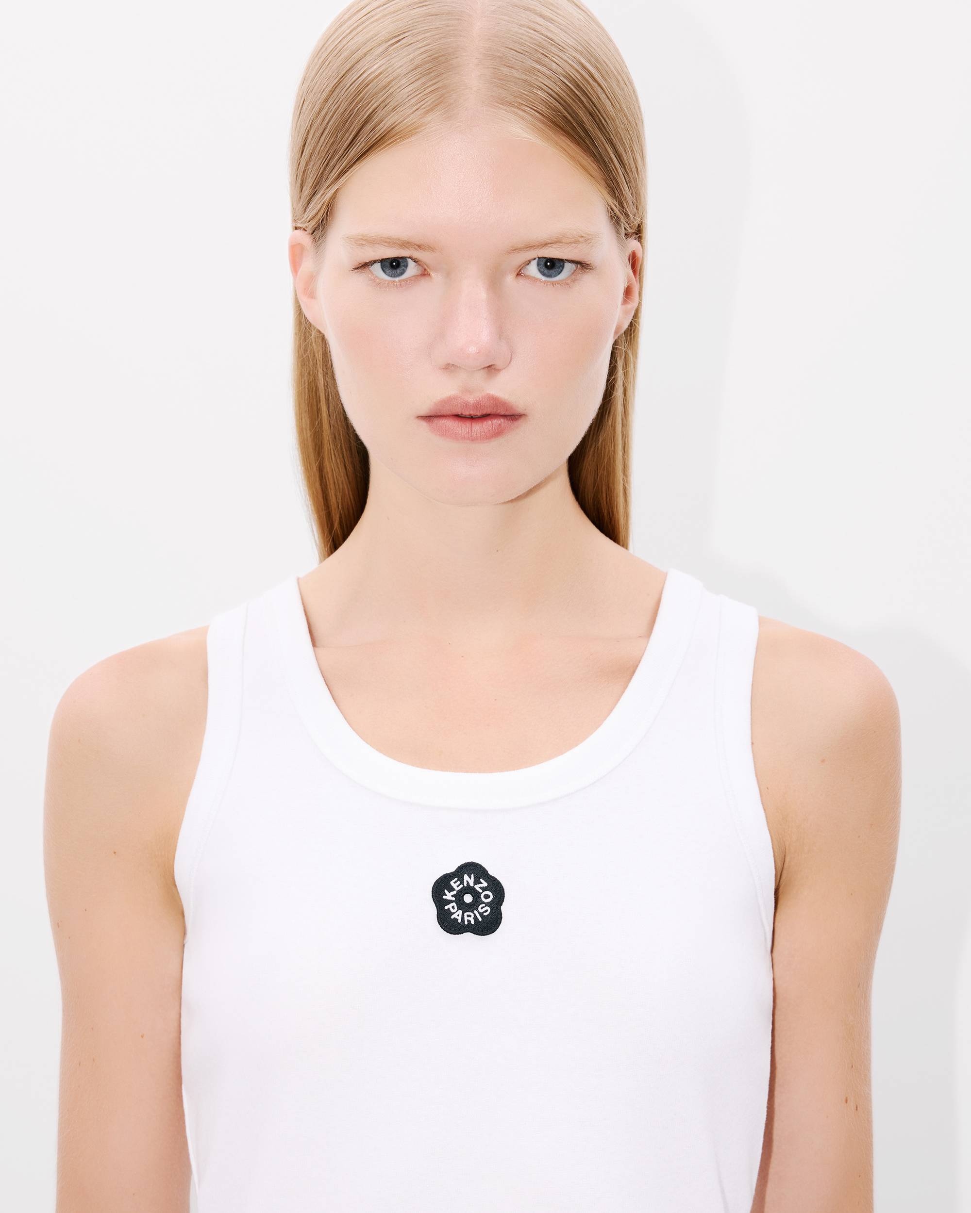 'Boke Flower 2.0' rib tank top - 6