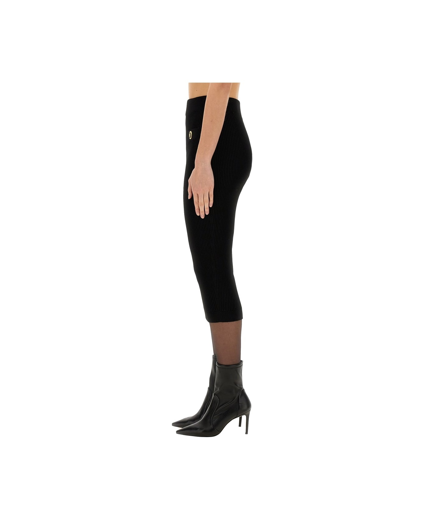 Knitted Midi Skirt - 3