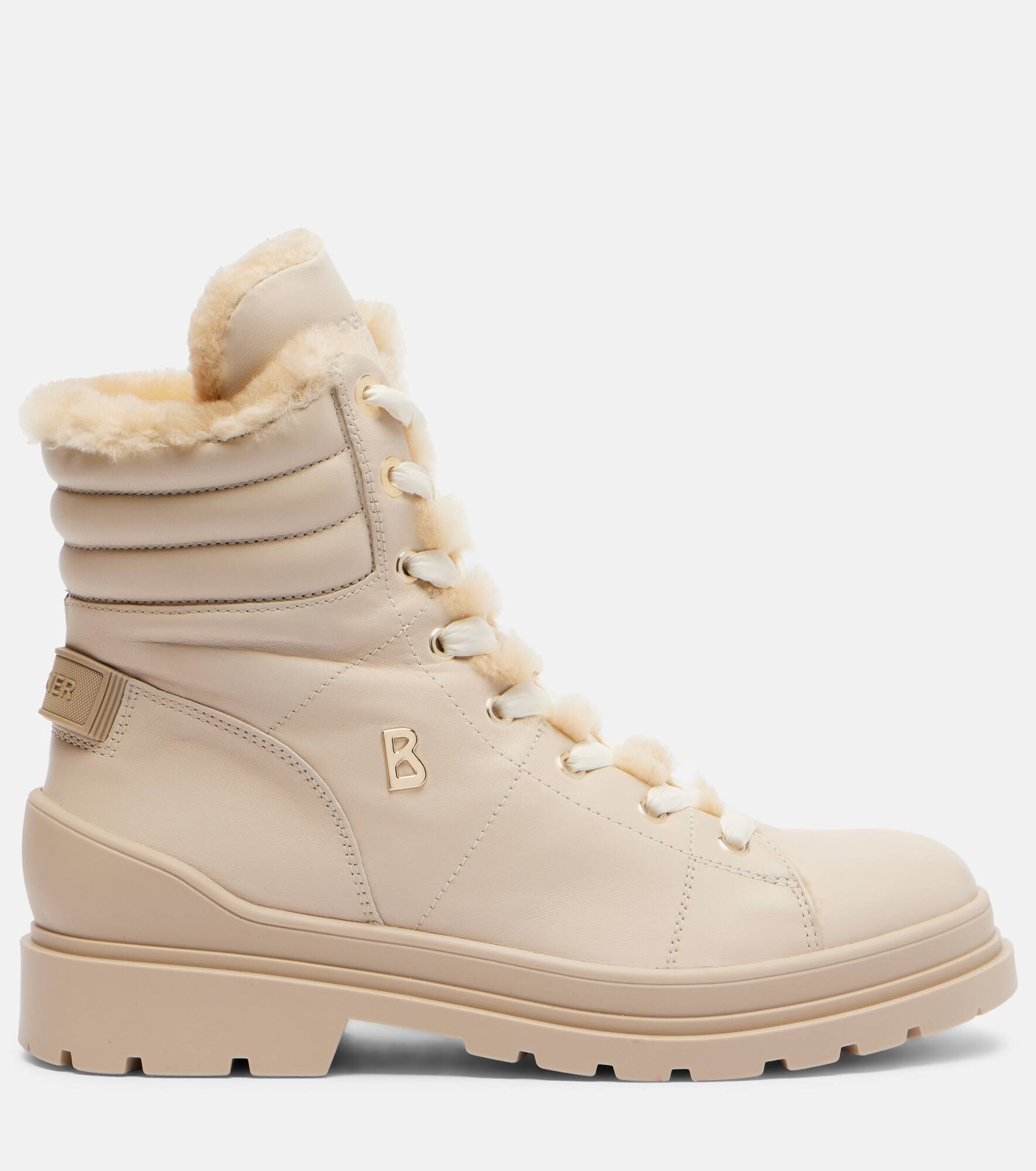 St Moritz leather lace-up boots - 4