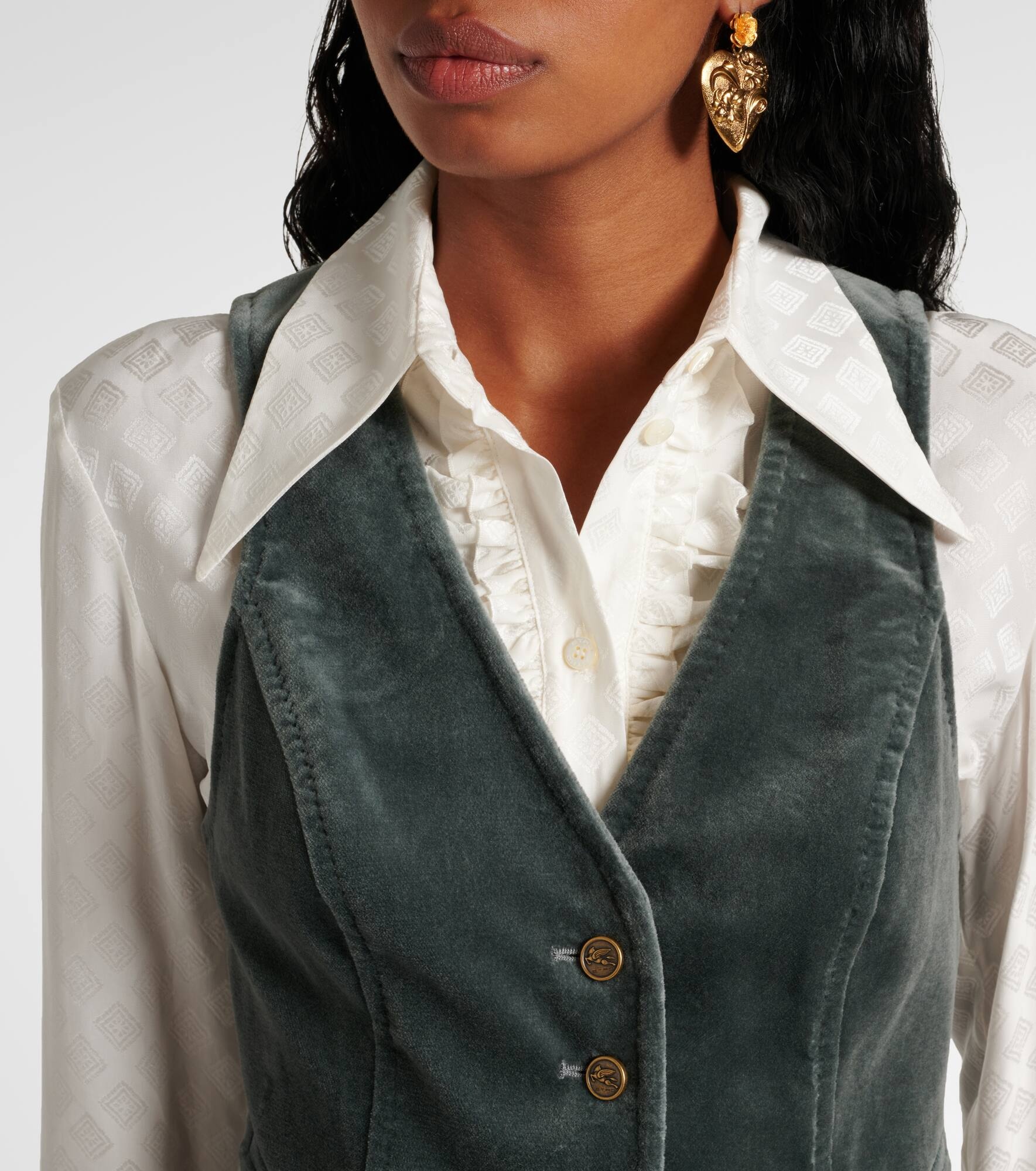 Velvet vest - 4