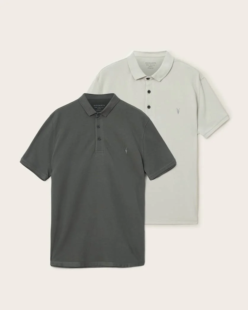 REFORM SHORT SLEEVE POLO SHIRTS 2 PACK - 1
