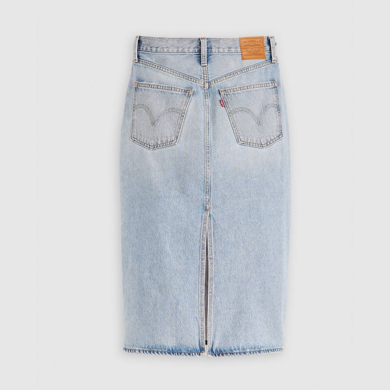 HIGH RISE SLIT SKIRT - 7