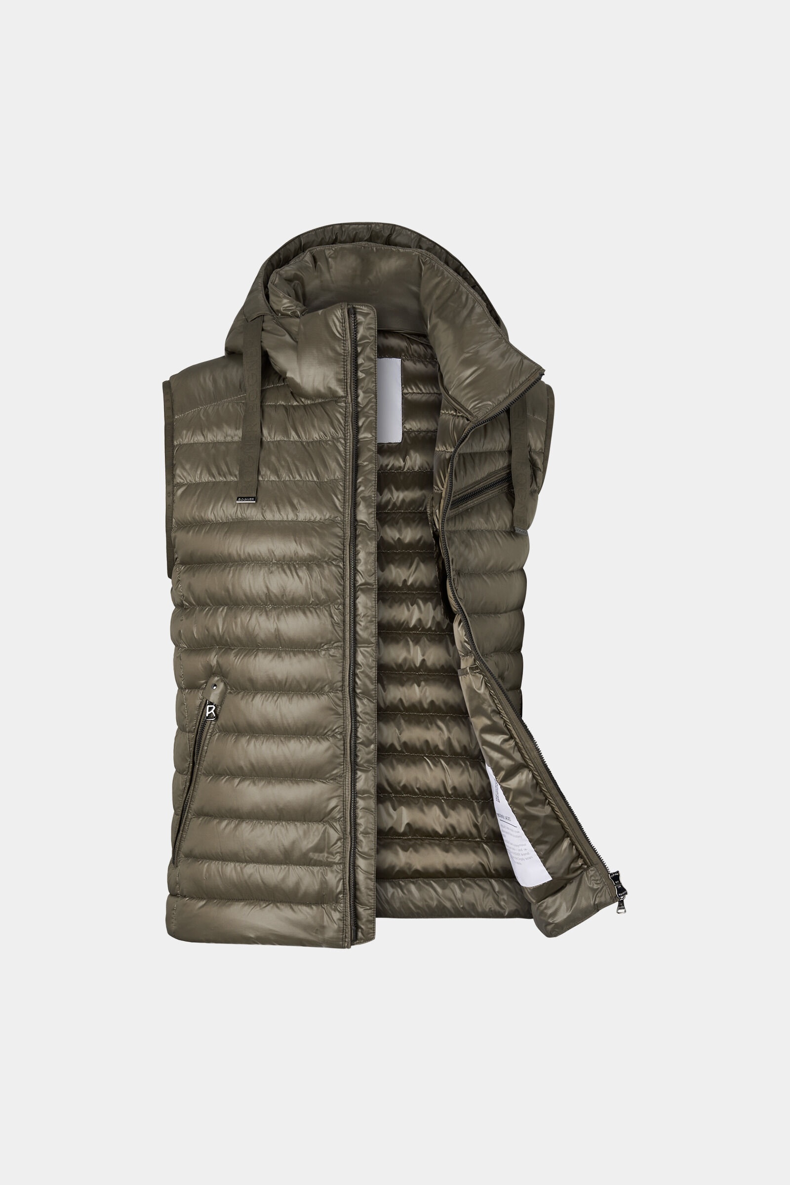 Lonne lightweight down vest in Khaki - 7