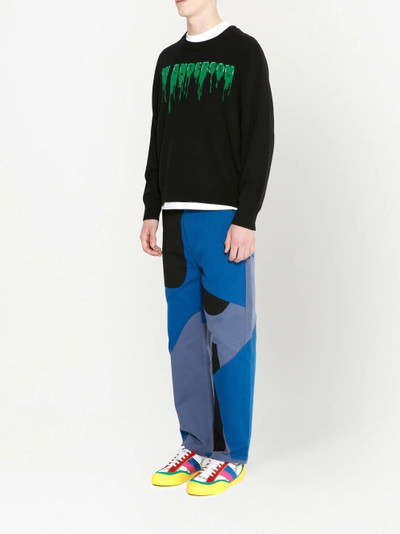 JW Anderson multi-panel straight-leg trousers outlook