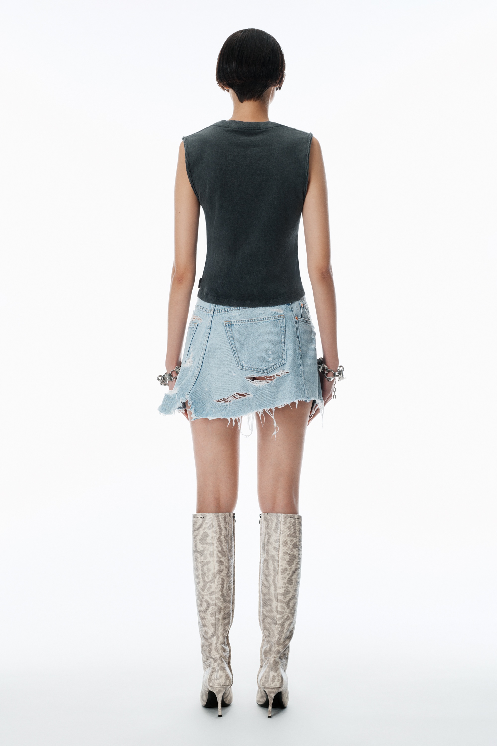 Double V-Neck Tank Top - 4