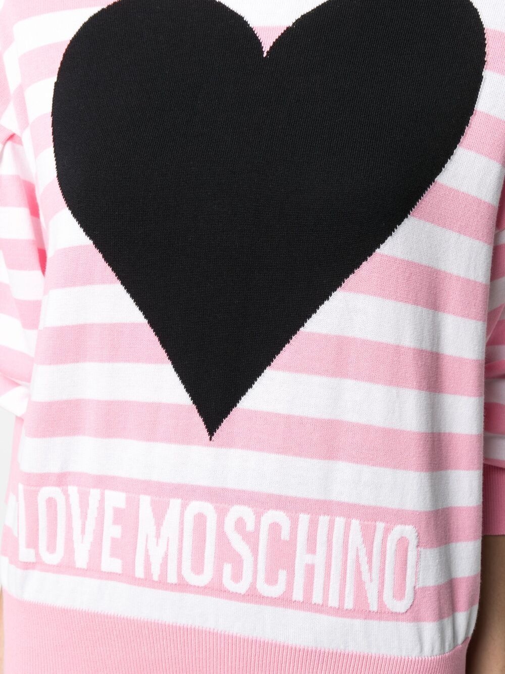striped logo-print sweatshirt - 5