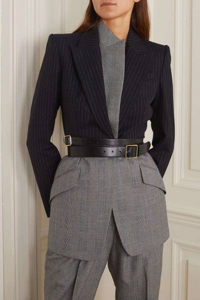 Alexander McQueen Leather waist belt outlook