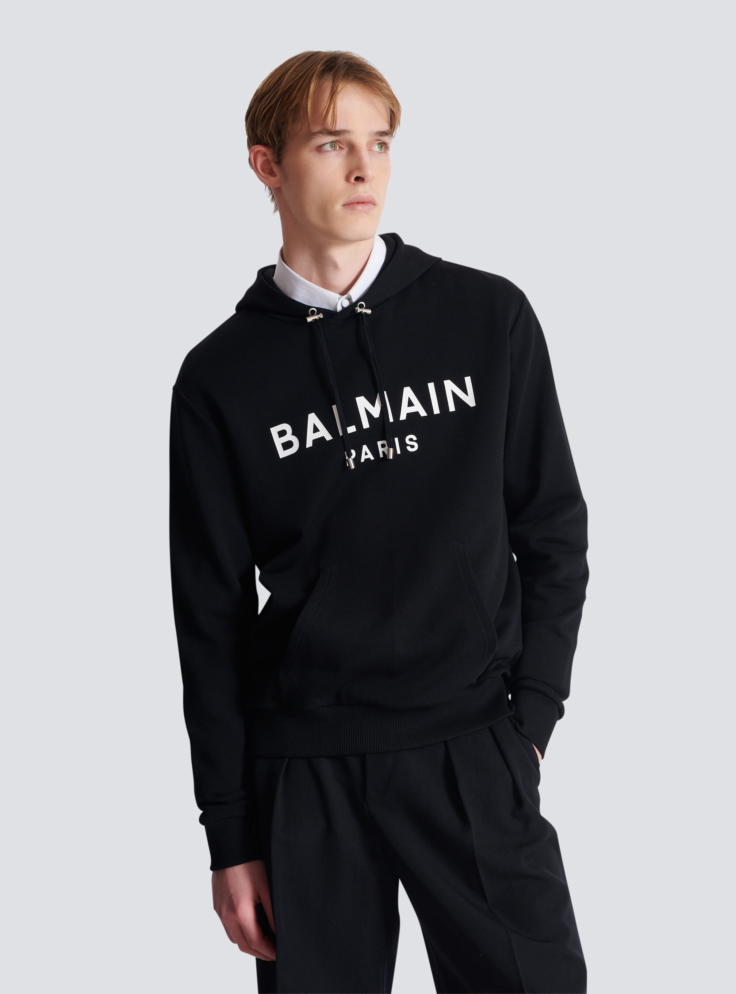 Printed Balmain Paris hoodie - 6