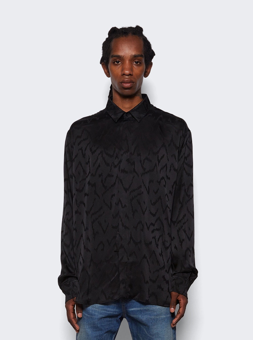 Yves Collar Shirt Black - 3