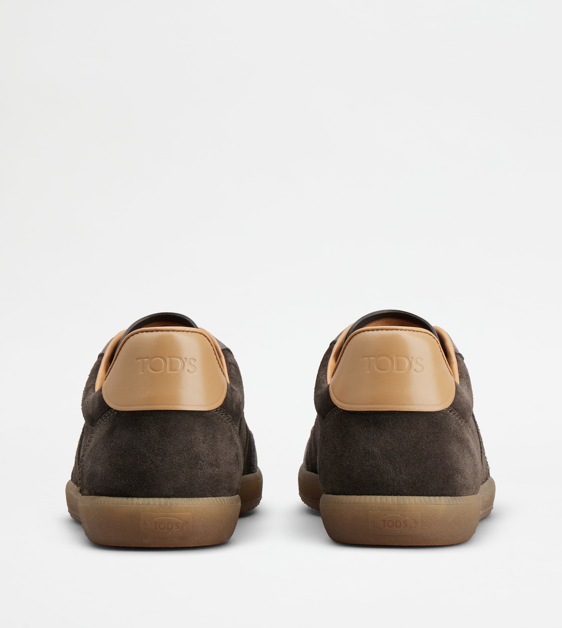TOD'S TABS SNEAKERS IN NUBUCK - GREY, BROWN - 3