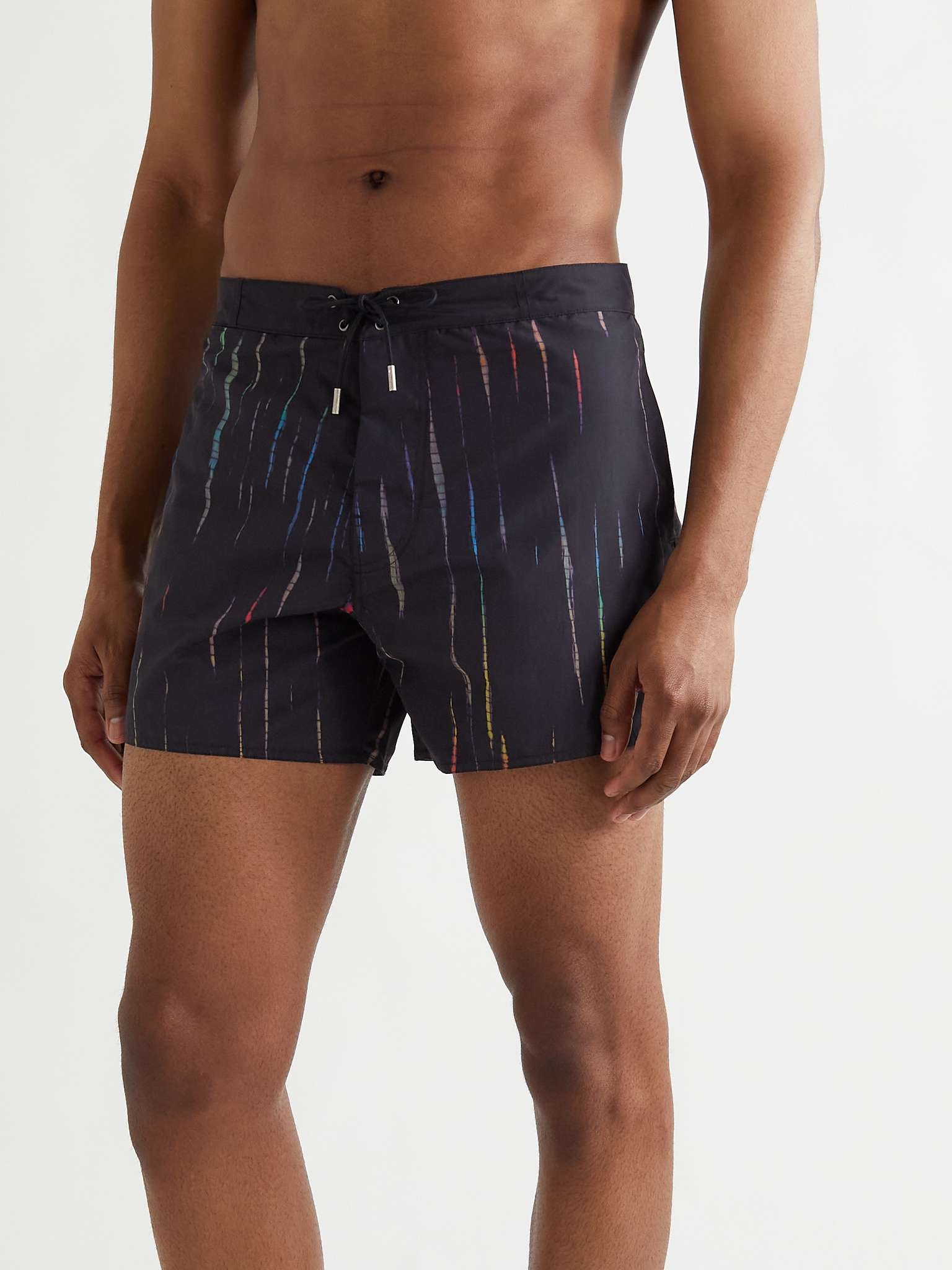 Mid-Length Tie-Dyed Swim Shorts - 2