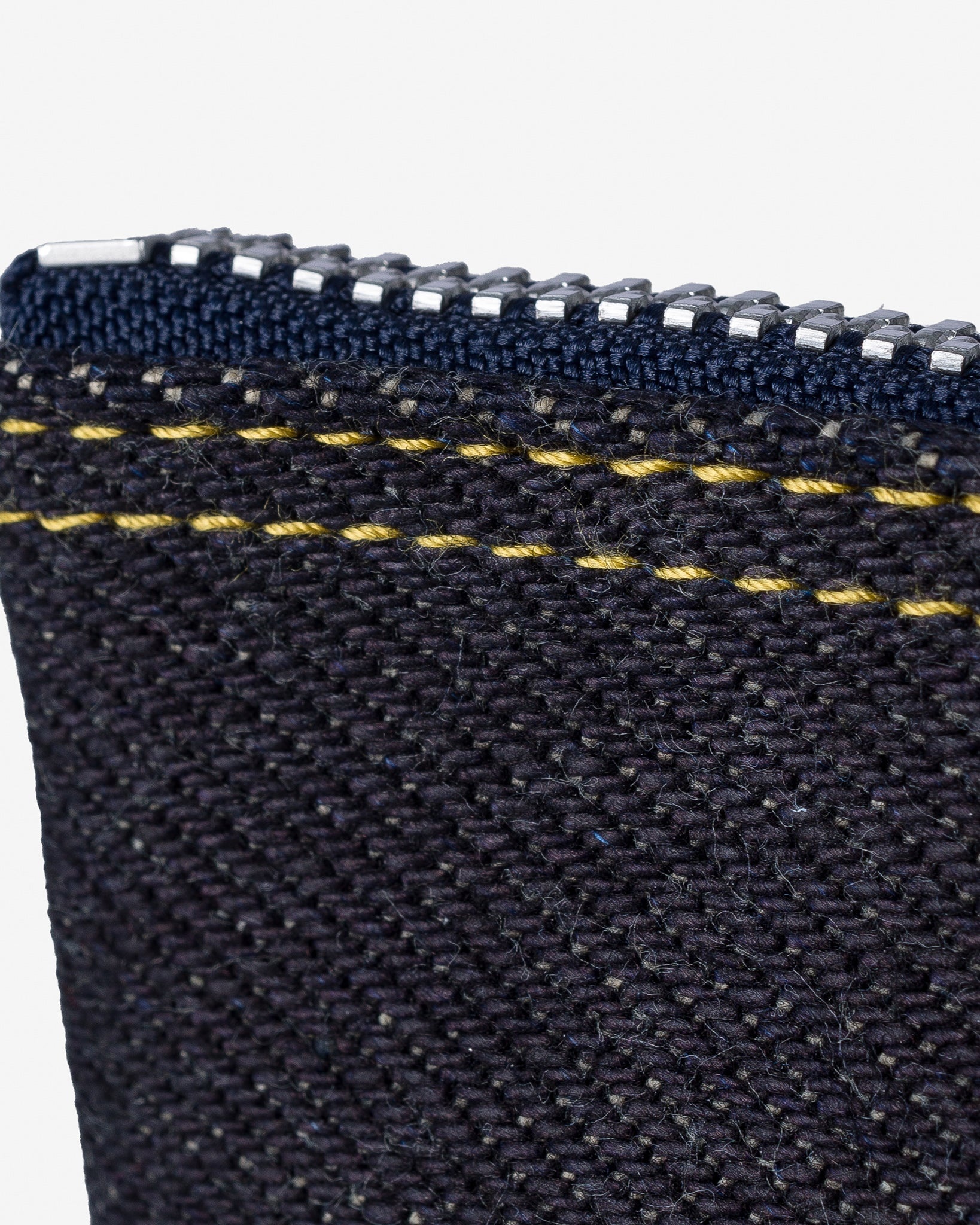 IHG-093 25oz Selvedge Denim Zip-Up Pouch - 4
