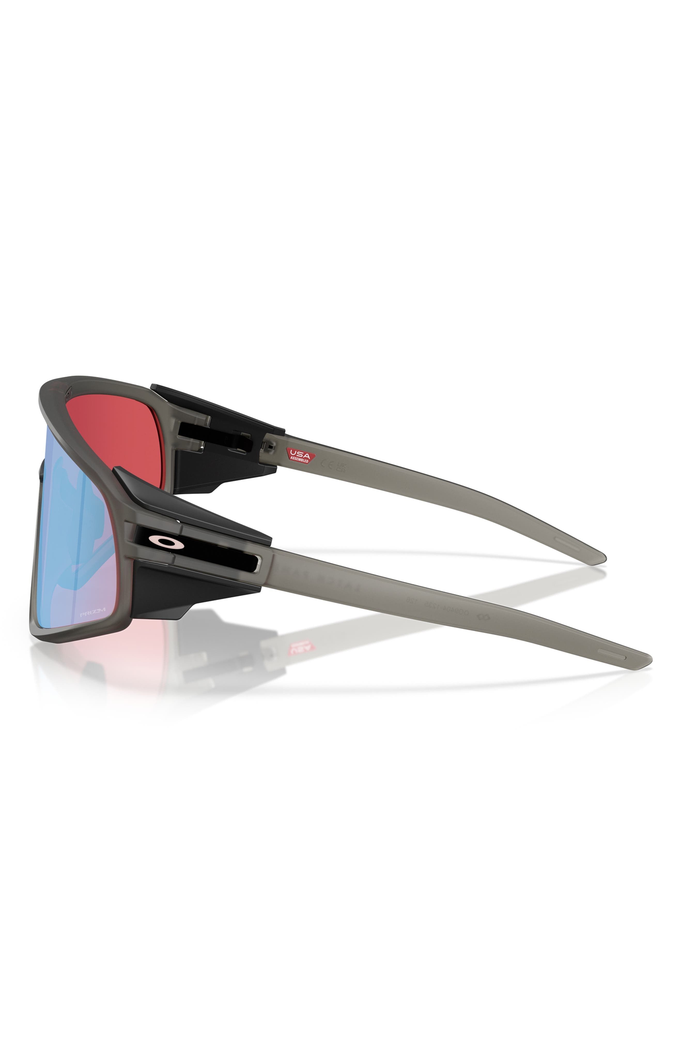 Oakley Latch Panel Rectangular Sunglasses in Grey at Nordstrom - 3