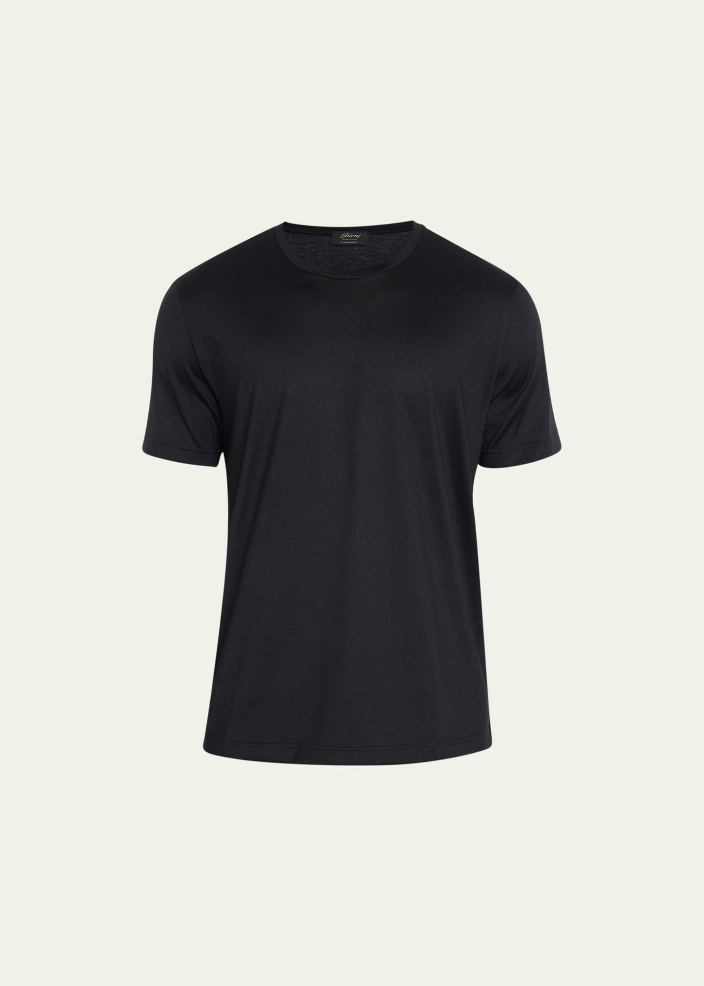 Men's Solid Cashmere T-Shirt - 1