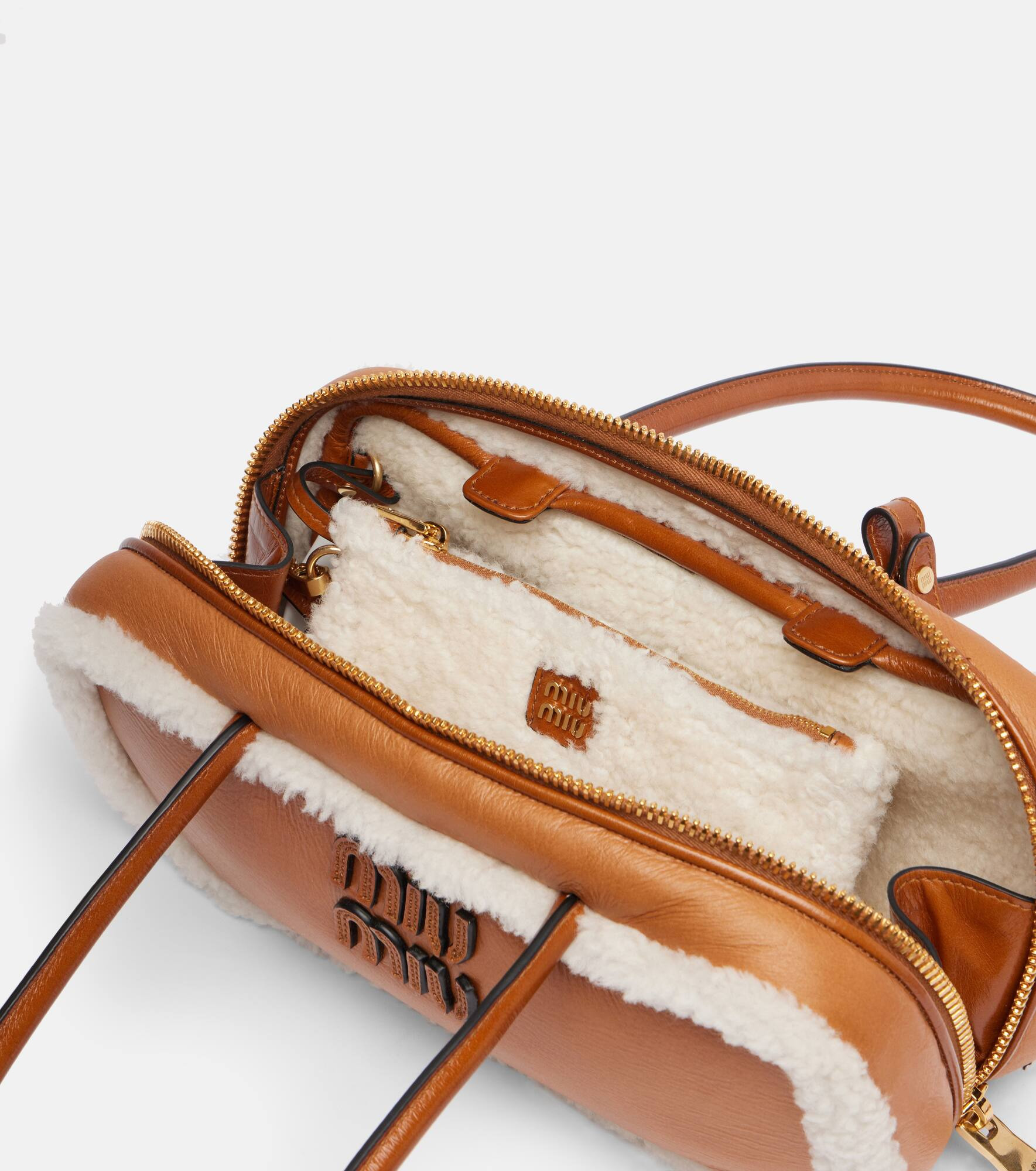 Arcadie Medium leather tote bag - 4