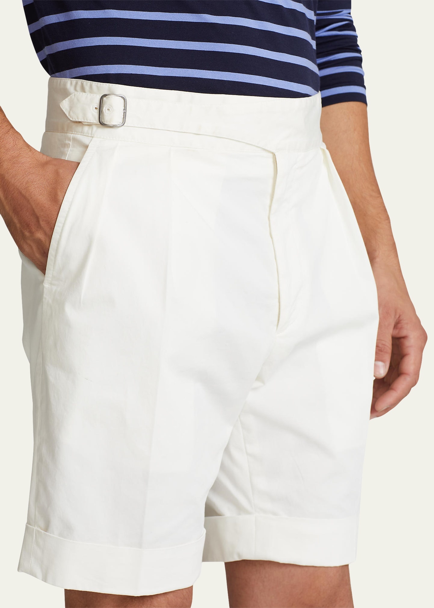 Men's Byron High-Rise Stretch Chino Shorts - 5