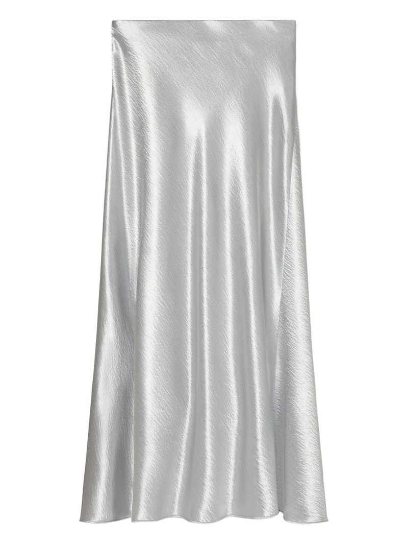 satin midi skirt 1