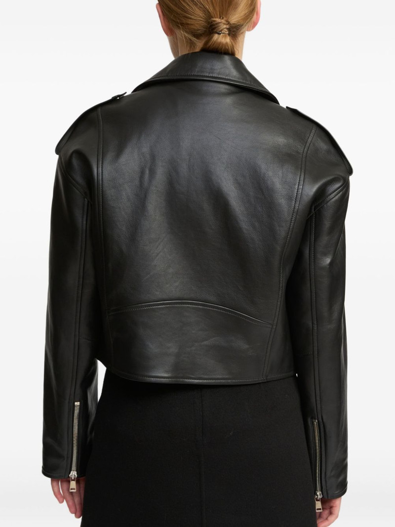 lambskin biker jacket 4