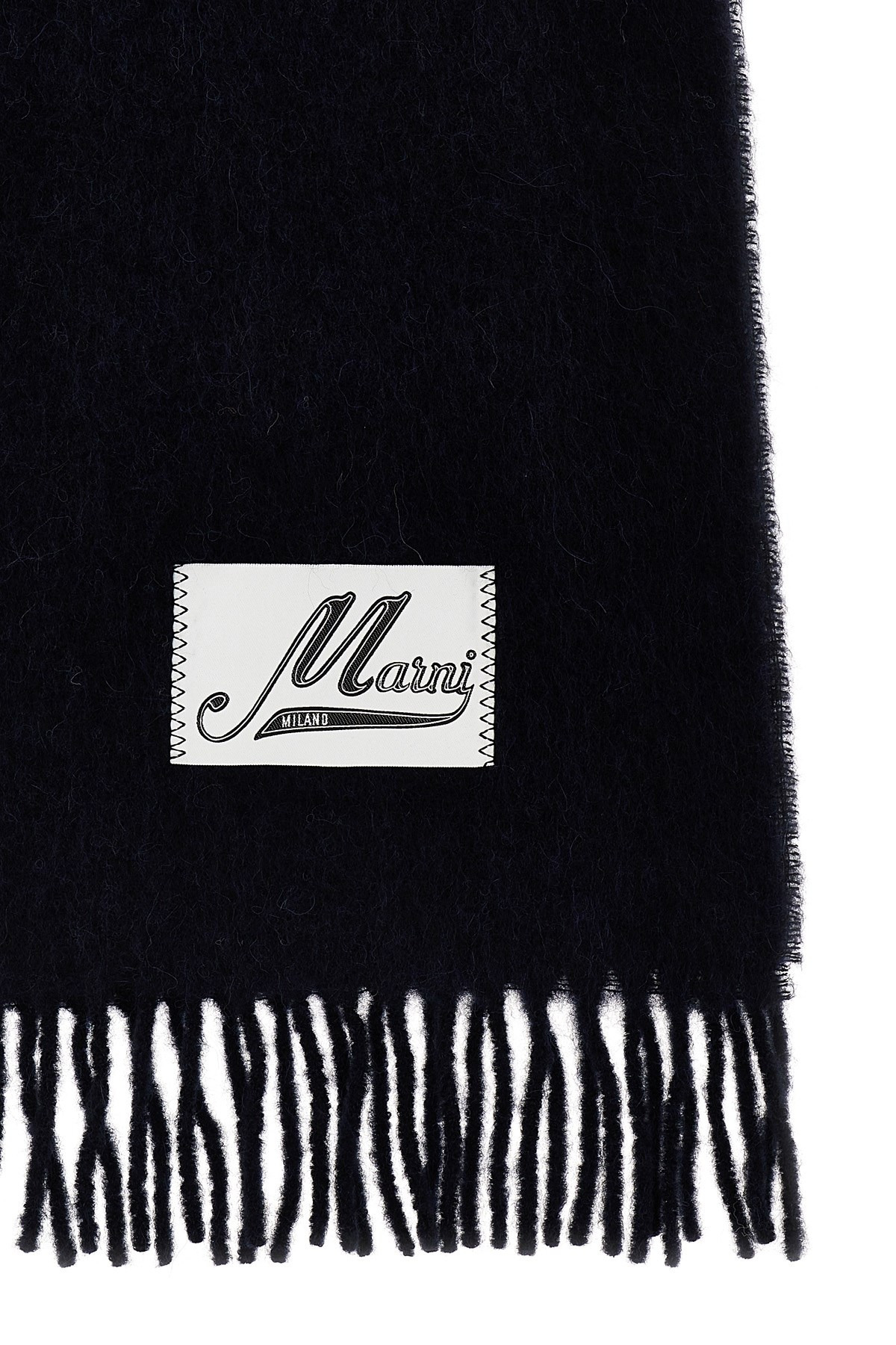 Logo patch scarf - 2