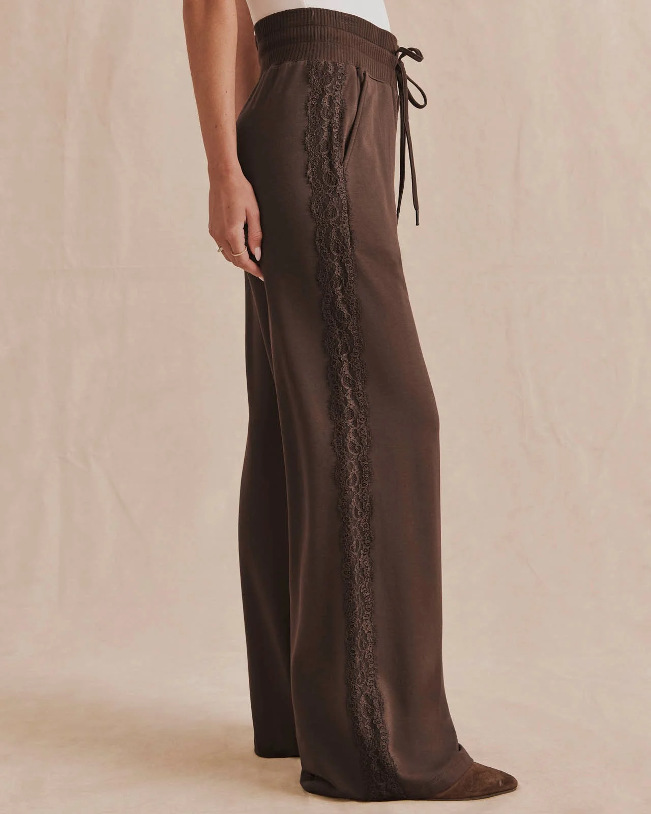 Supersoft Lace Trim Pant - 1