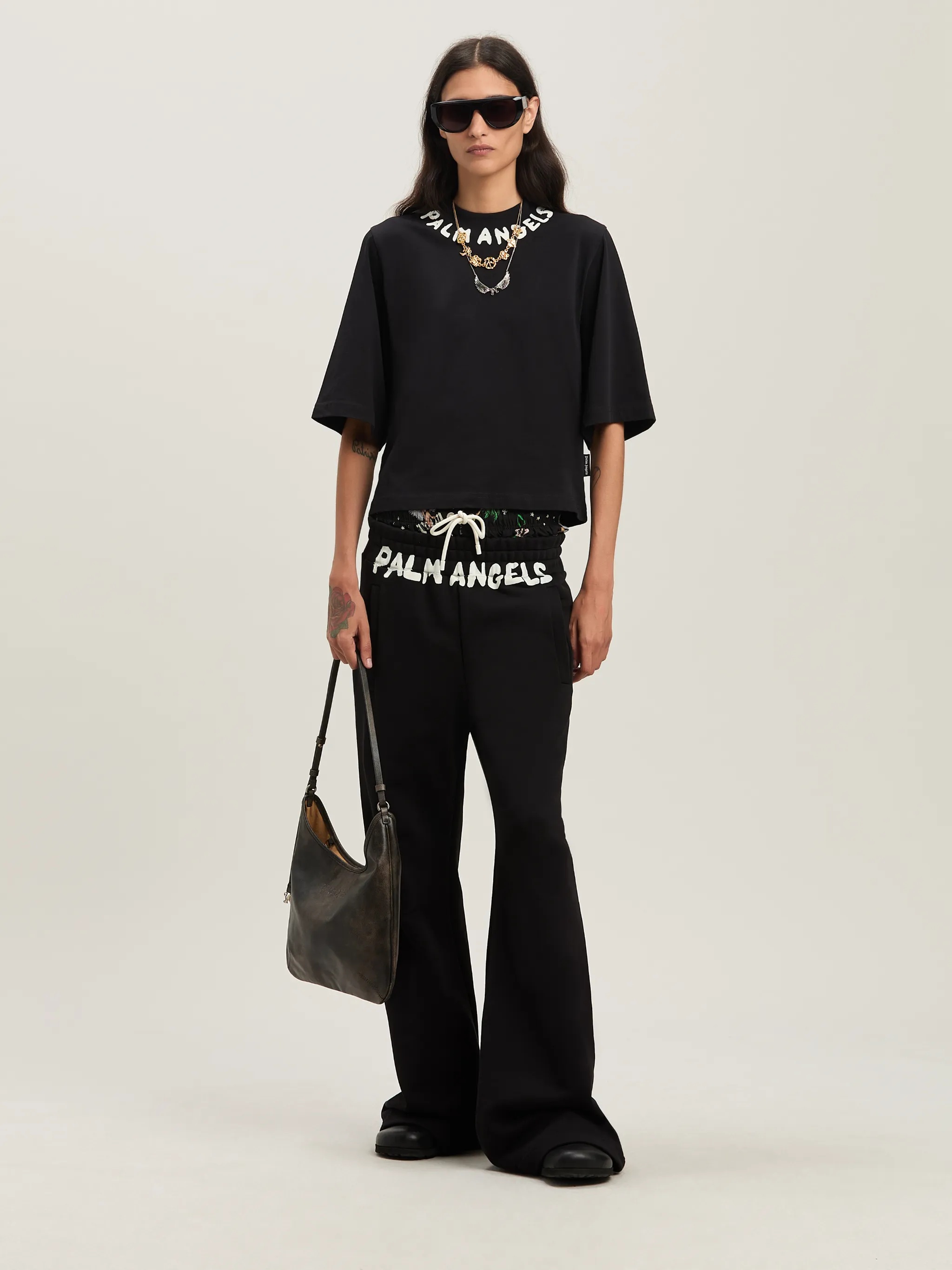 Palm lasered denim pants - 2