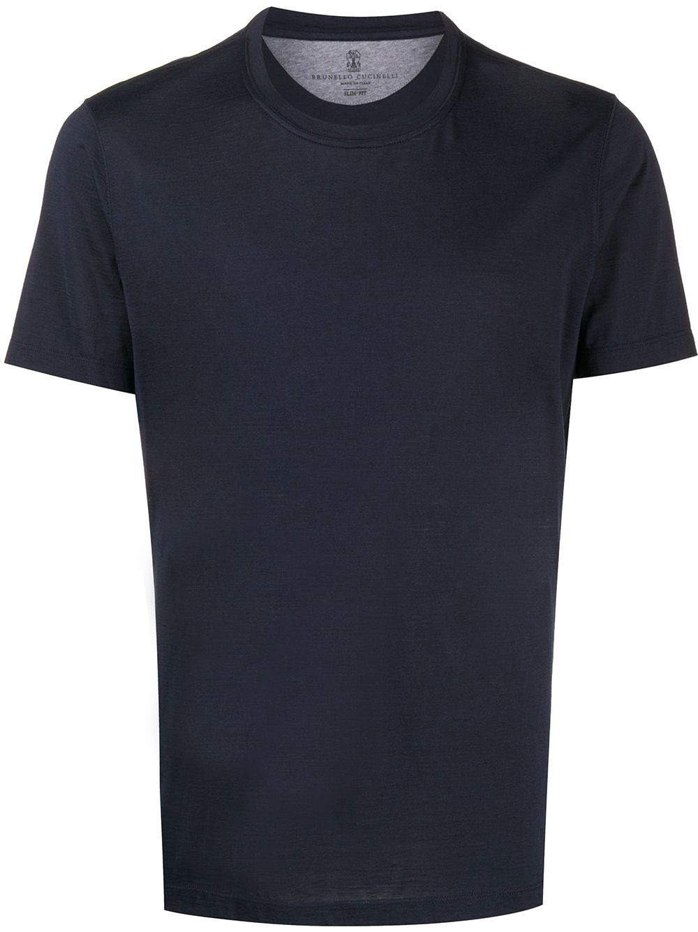 cotton V-neck T-shirt - 1