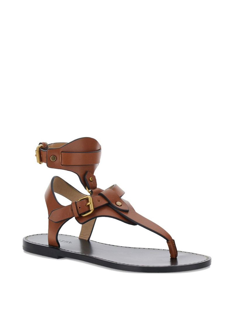 Isabel Marant Eveen leather sandals outlook