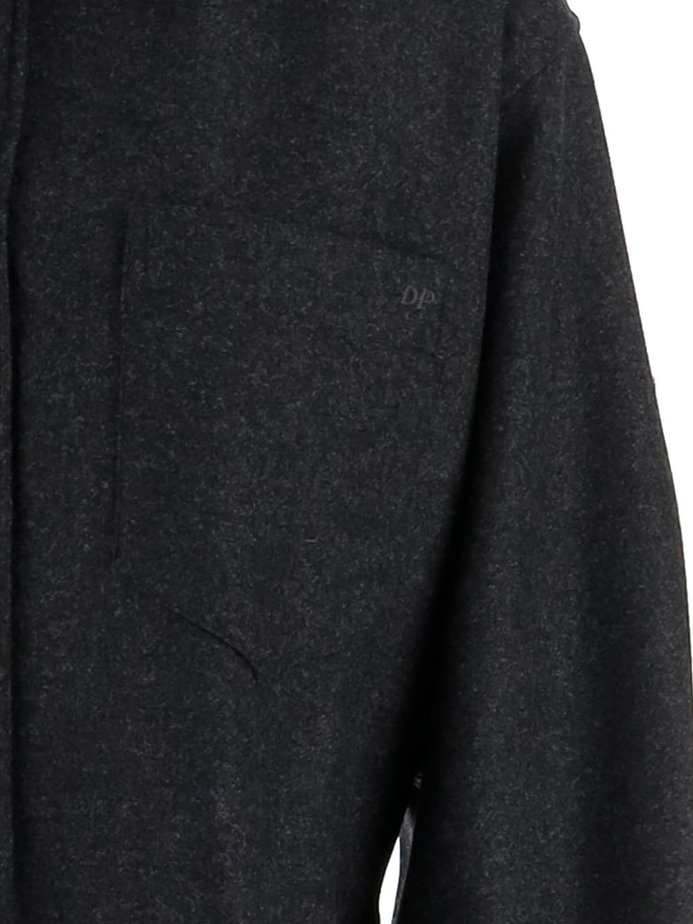 patch-pocket wool shirt - 3
