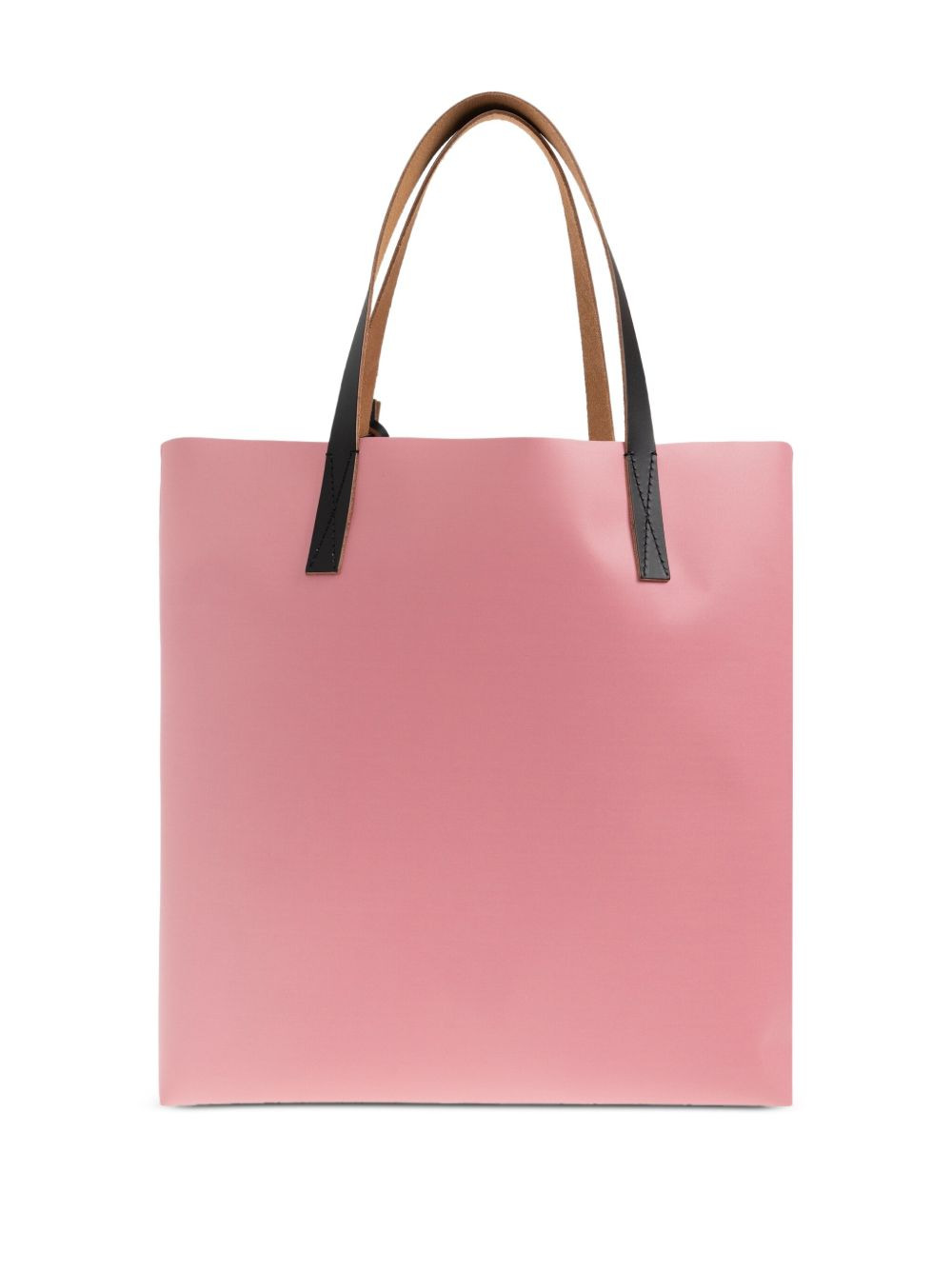 bird-print leather tote bag - 3