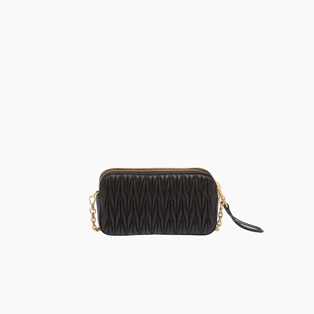 Matelassé nappa leather mini-bag - 4