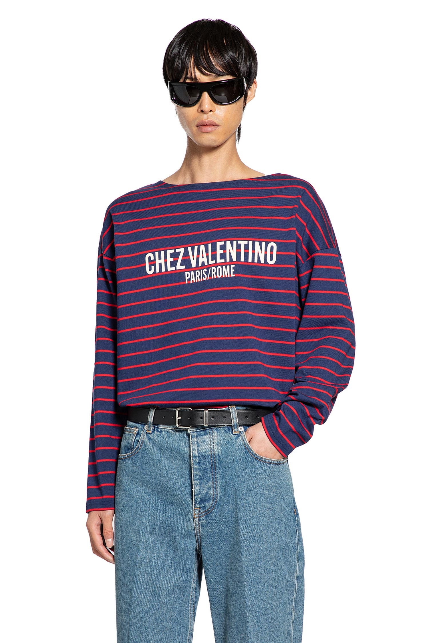 Chez Valentino Striped Long Sleeve T-shirt - 6