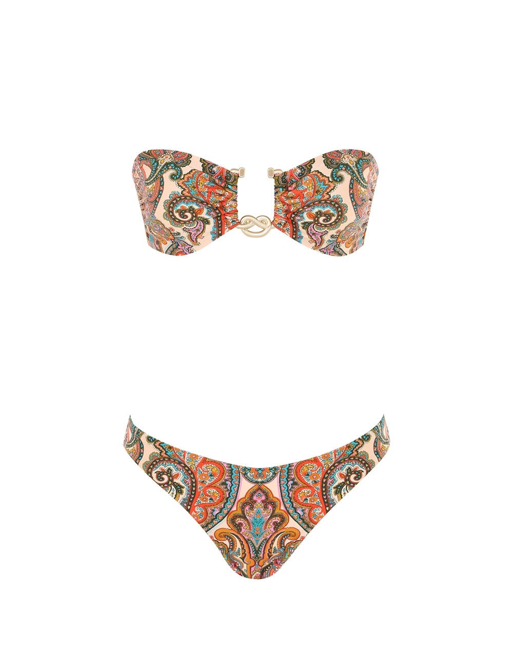 OTTIE KNOT TRIM BIKINI - 1