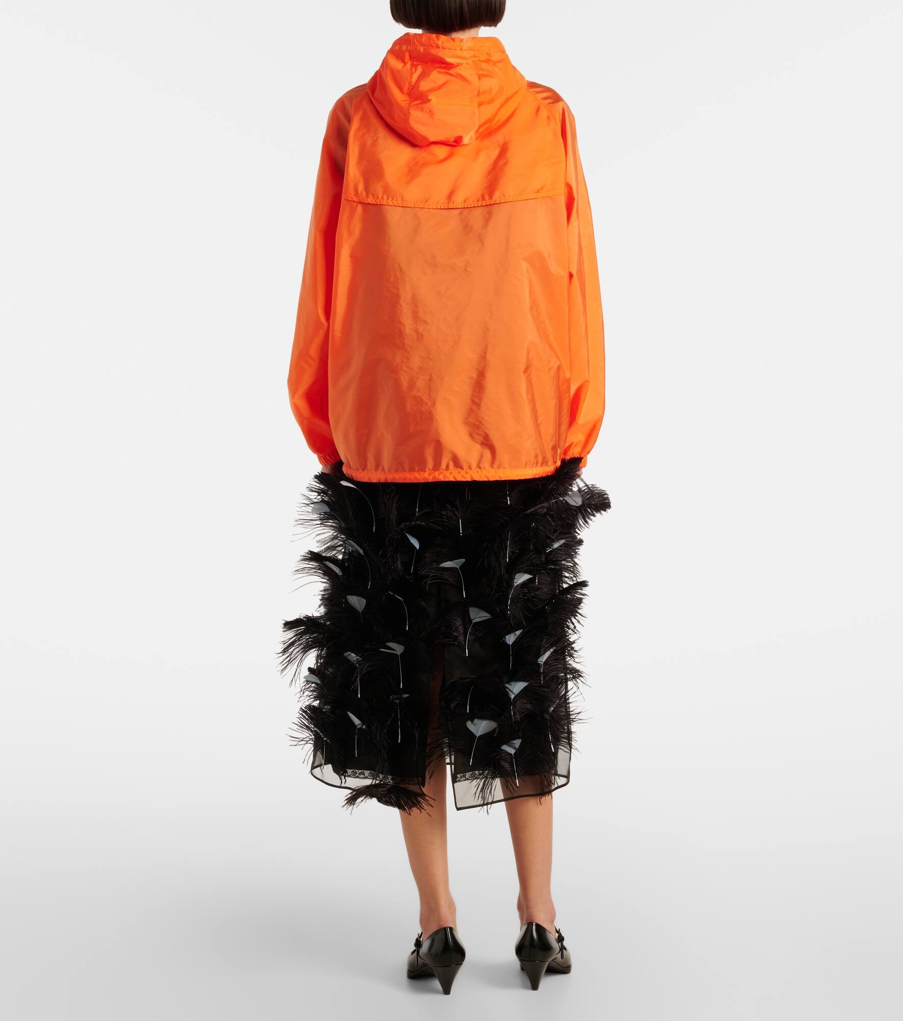 Re-Nylon raincoat - 3