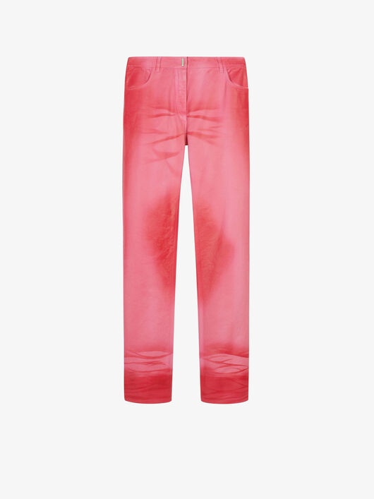 JEANS IN SHINY POLISHED DENIM - 4