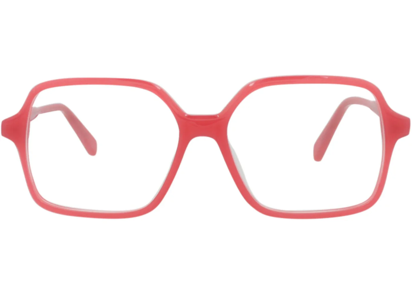Celine Square-Frame Acetate Optical Frames Red Red Transparent (CL50126I-55-066) - 1