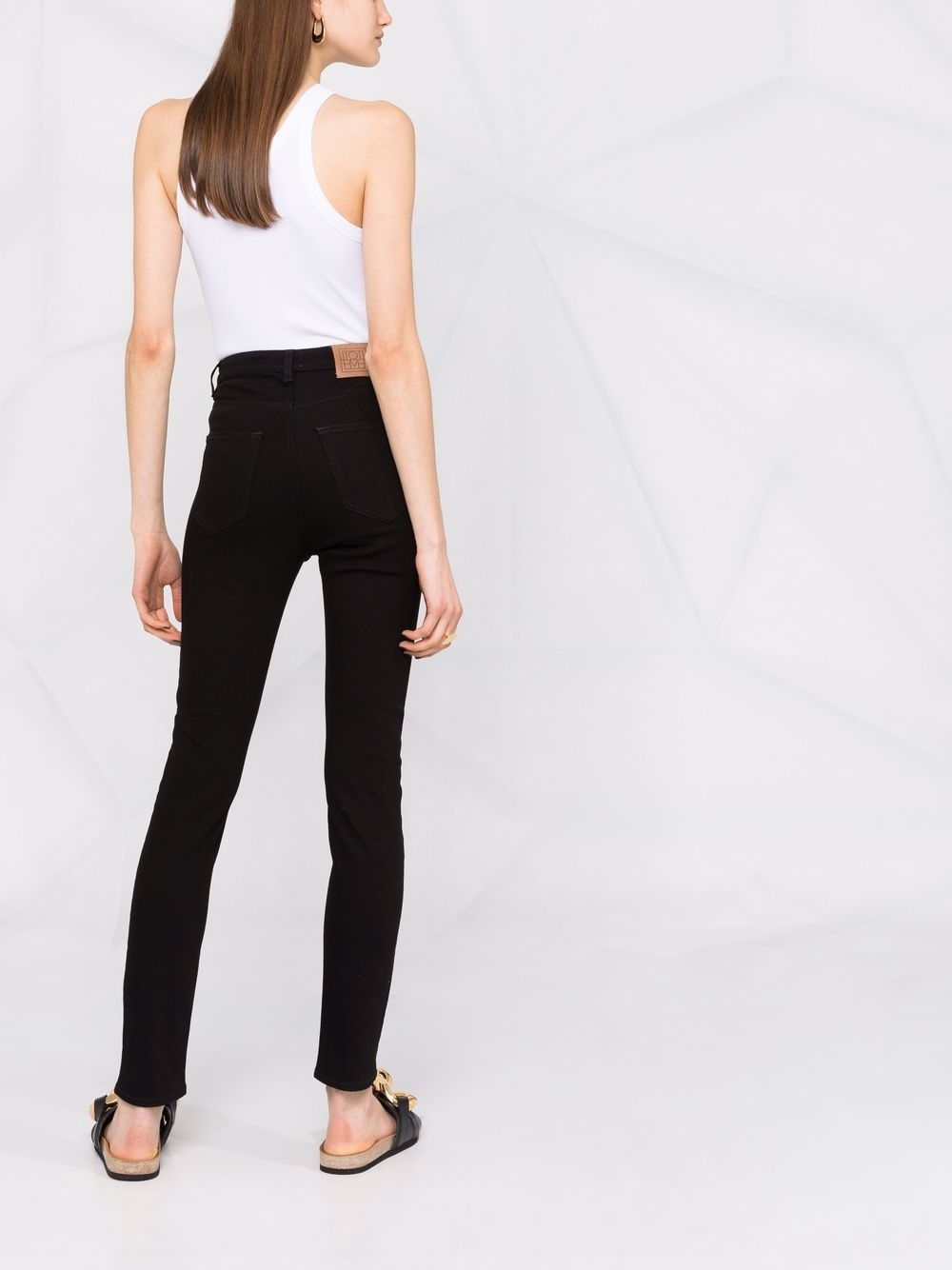 high-waisted skinny jeans - 5